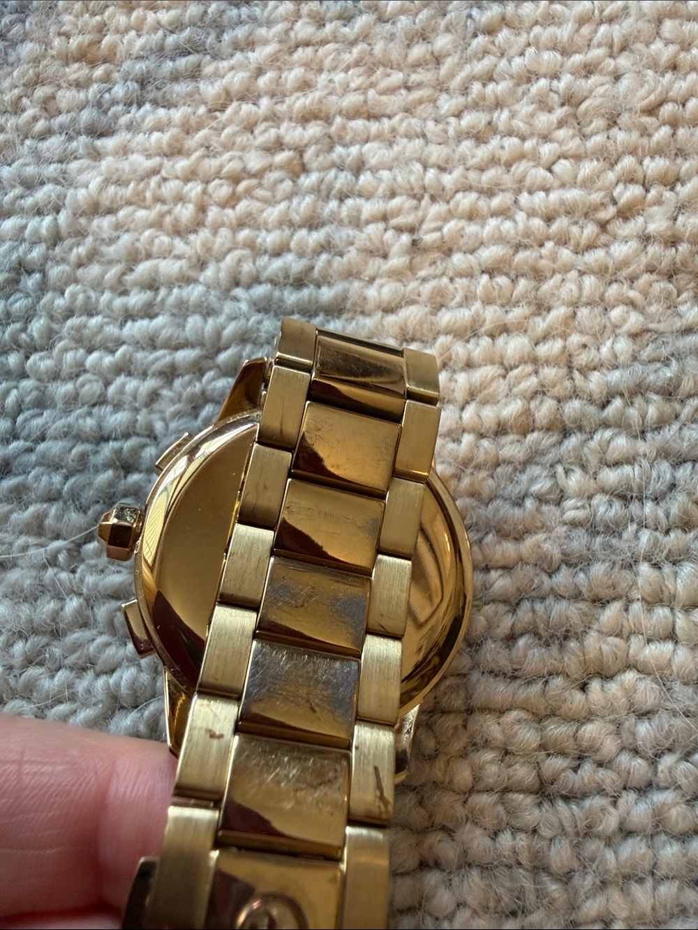 Collins Chronograph Gold Tone Stainless Steel Watch - Picture 4 of 5